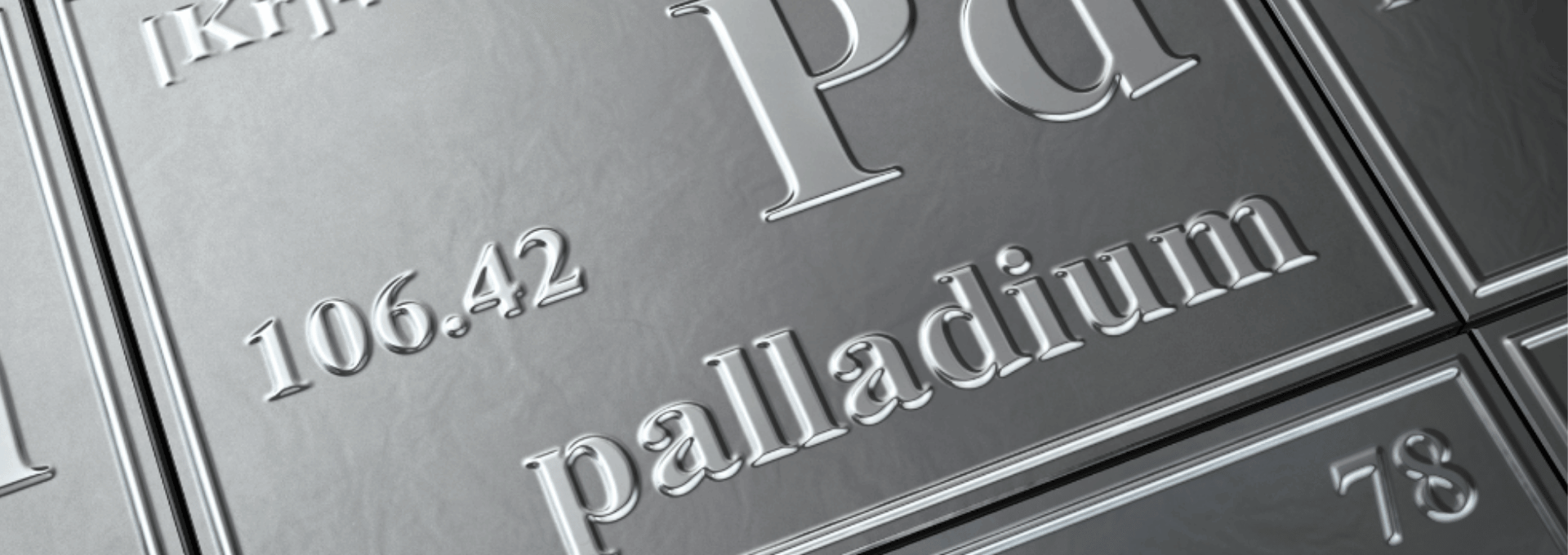 Palladiumbarren in Nahaufnahme als Symbol für den Kauf von Palladium und die Investition in physische Edelmetalle.