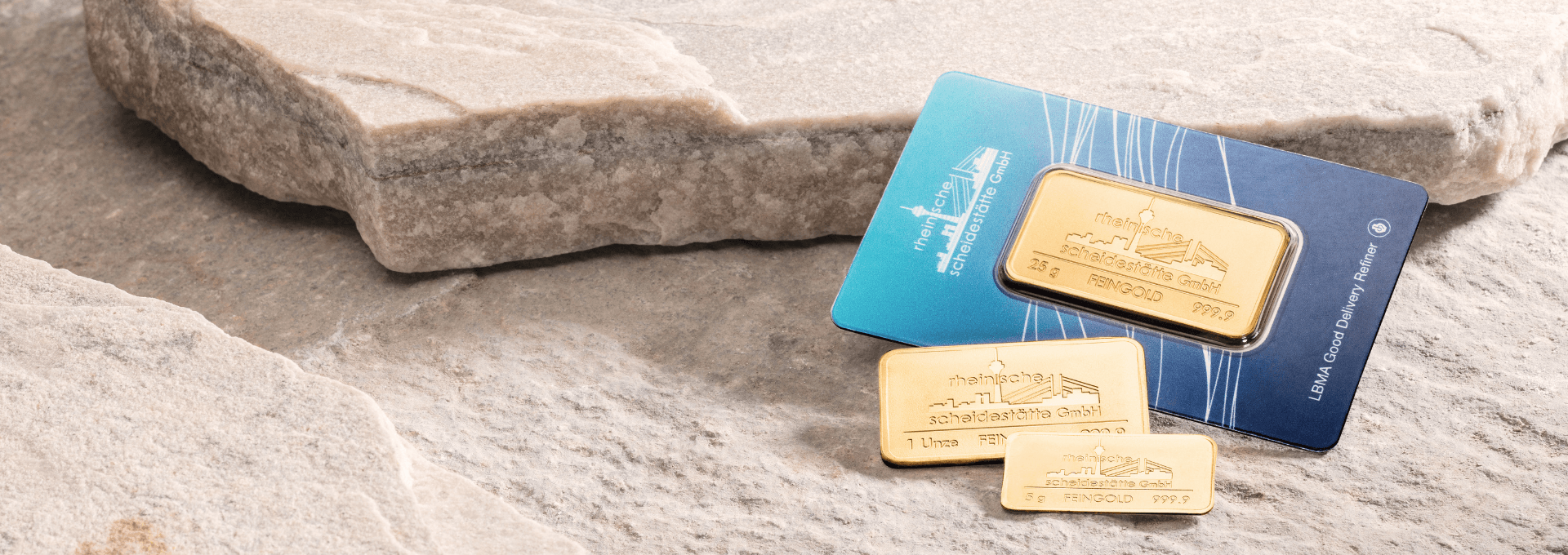 Rheinische Scheidestätte Goldbarren