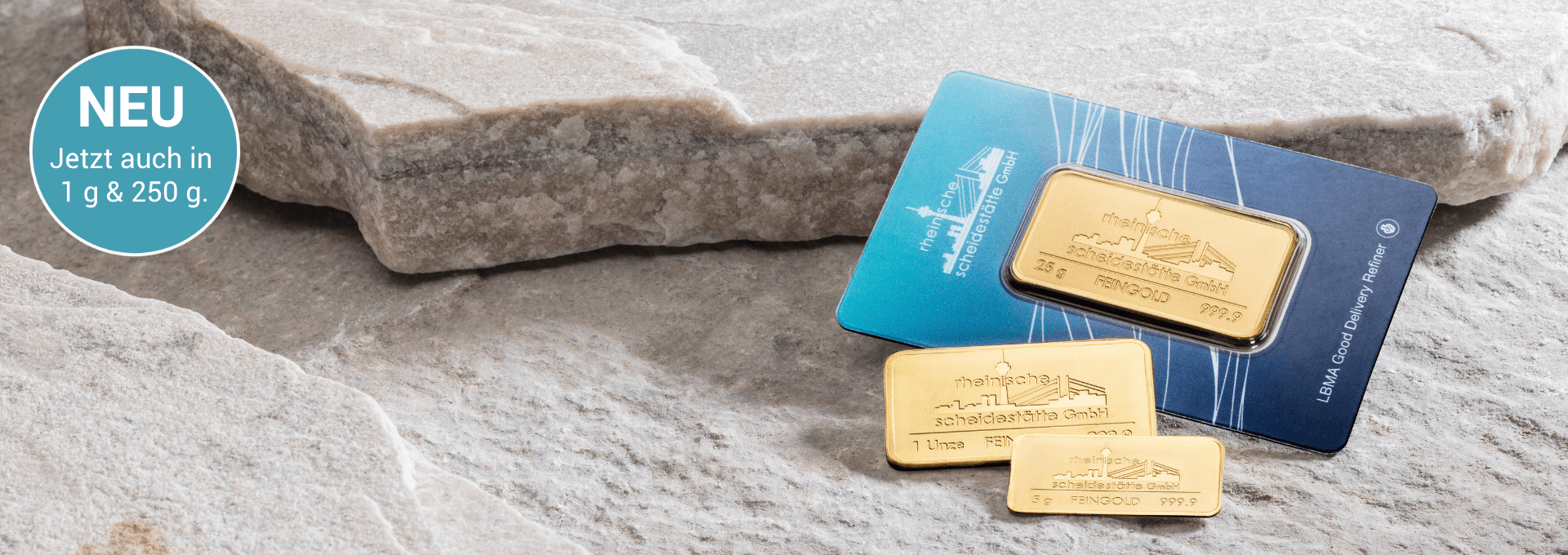 Rheinische Scheidestätte Goldbarren